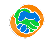 Sticker Fechou fundo laranja 1 Eucard