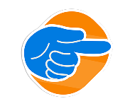 Sticker Indique fundo laranja 1 Eucard